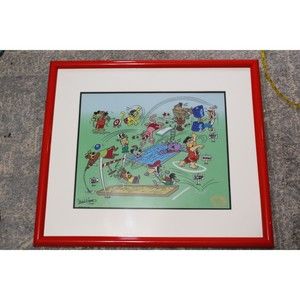 Hanna Barbera Sericel Cel Hanna-Barbera-Thon Flintstones Animation Edition RARE